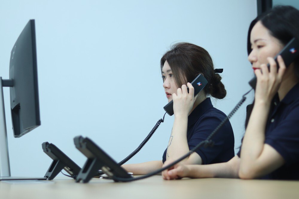 mit dem Vertrieb sprechen